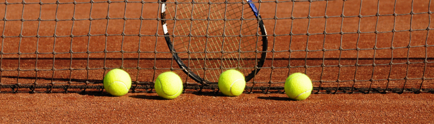 Tennisgemeinschaft Schulenburg Netz mit Bällen